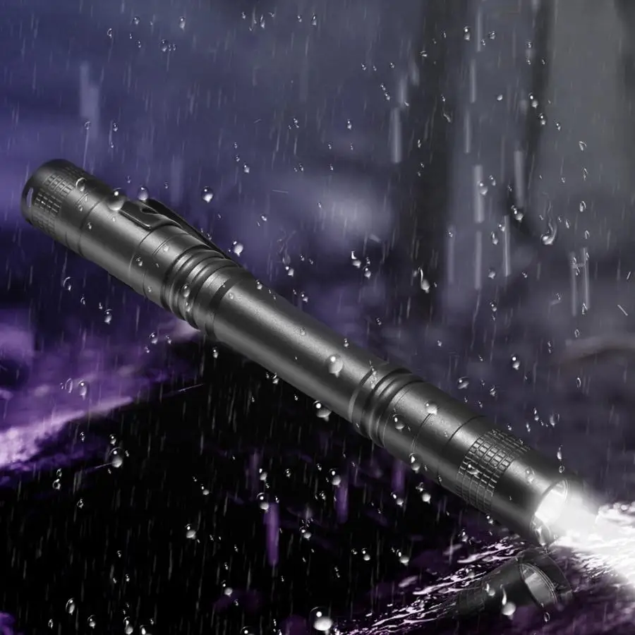 

Portable Mini LED Flashlight Battery-Powered Handheld Pen Light Pocket Torch Oudoor Hunting led flashlight usb