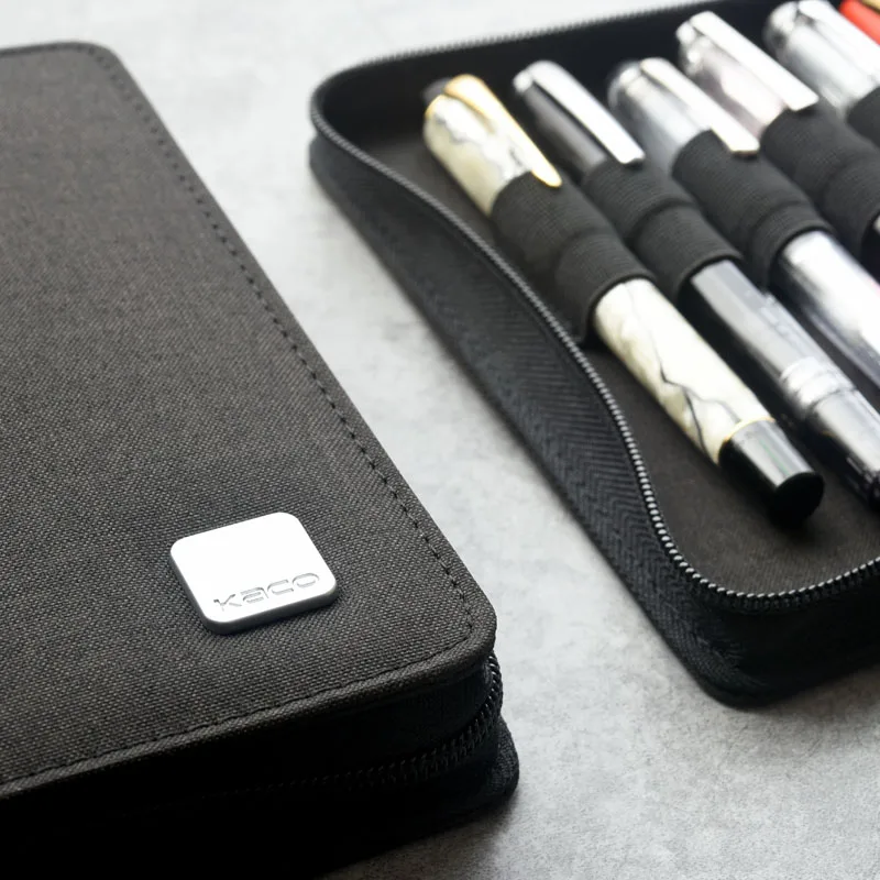 Xiaomi KACO ALIO сумка для хранения ручек для 20 ручек на молнии водостойкая сумка для хранения ручек черный Xiomi чехол для ручки держатель для хранения Чехол Карандаш