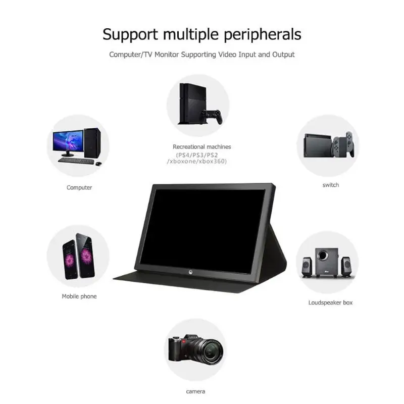 10 1 дюймов мини 2 K Портативный монитор HDMI Вход 2650x1600 ips Экран Дисплей для PS4 Xbox N Switch