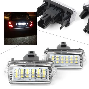 

2PCS 18-LEDs License Plate Number Lights Licence Lamp for Toyota Yaris 2012-2014 & Camry 2013-2014 & Auris 2008-2010