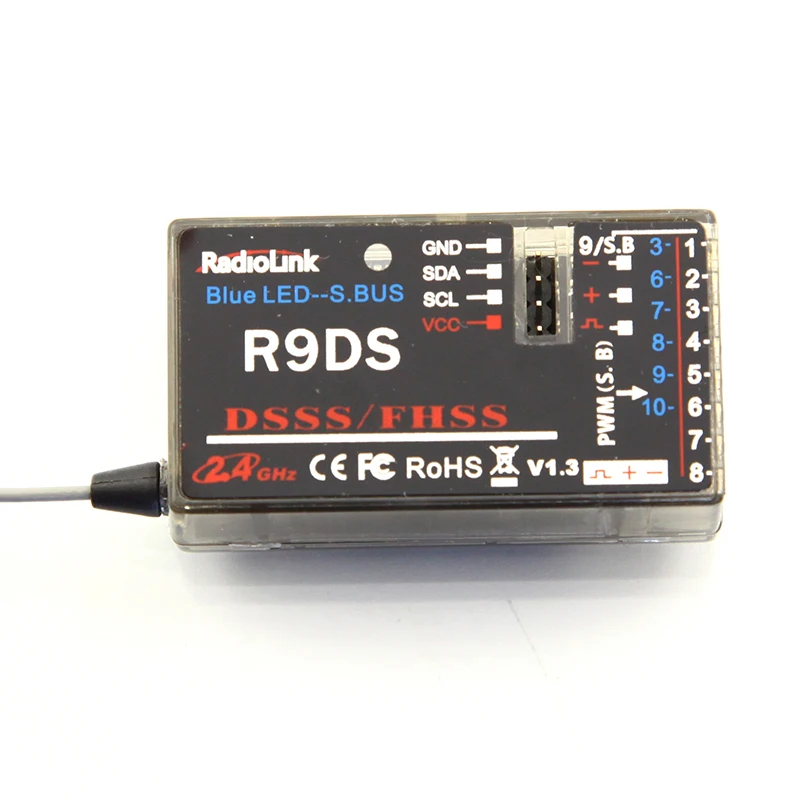 Radiolink R12DSM R12DS R9DS R8FM R6DSM R6DS R6FG Rc приемник 2,4G усилитель сигнала для передатчика радиоуправляемой модели AAT9/AT9S/AT10/AT10II