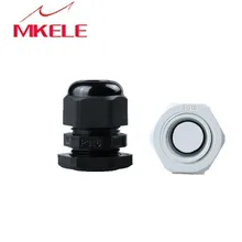 Лидер продаж 10 шт PG16 черный или белый Пластик разъем Водонепроницаемые кабельные сальники Ip68 Китай