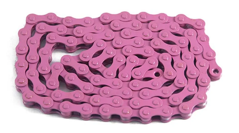 KMC Z410 Bike Chain Single Speed Fixed BMX Track PINK! KMC Z410 Bike Chain Single Speed Fixed BMX Track PINK!