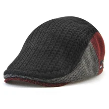 Jamont унисекс осень зима Берет Шляпа С Пряжкой для мужчин женщин Сплошной Досуг шерсть теплая вязаная шапка