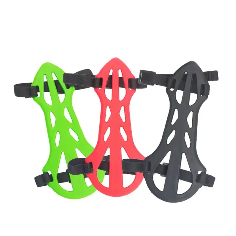 

Archery Arrow Soft Rubber 2 Strap Shooting Target Arm Guard Armband Strap