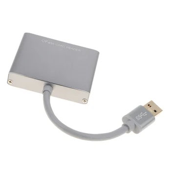 

MagiDeal CFast Card Reader, USB3.0 Card Reader, Metal Flash Memory Card Reader