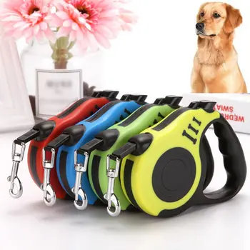 

New Retractable Pet Dog Leash Basic Cord All Belt Ergonomic Automatic Flexible Dog Puppy Cat Leader Leash Rope 3M 5M