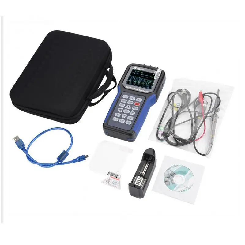 

JDS2023 Handheld Oscilloscope Digital 1-Channel 20MHz Multimeter Tester Tools with Charger Probe BNC Clip AC 220V 200MSa/s
