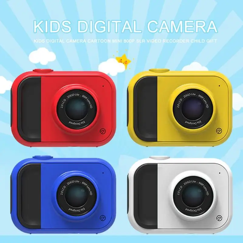 

2019 Fashion Kids Camera HD 1080P Portable DSLR Digital Video Camera for Home Travel for Children Gift
