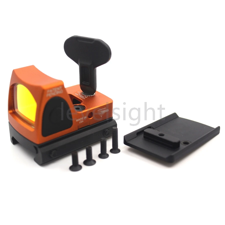 Táctico RMR reflejo Vista de punto rojo 3,25 MOA alcance para Glock caza 20mm Pictinny raíl deporte de peaje - 2