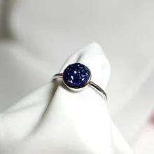Элегантное качественное регулируемое кольцо 925 с сапфиром модное простое кольцо с кианитом модное 925 пробы Серебряное кольцо 925 ювелирное изделие