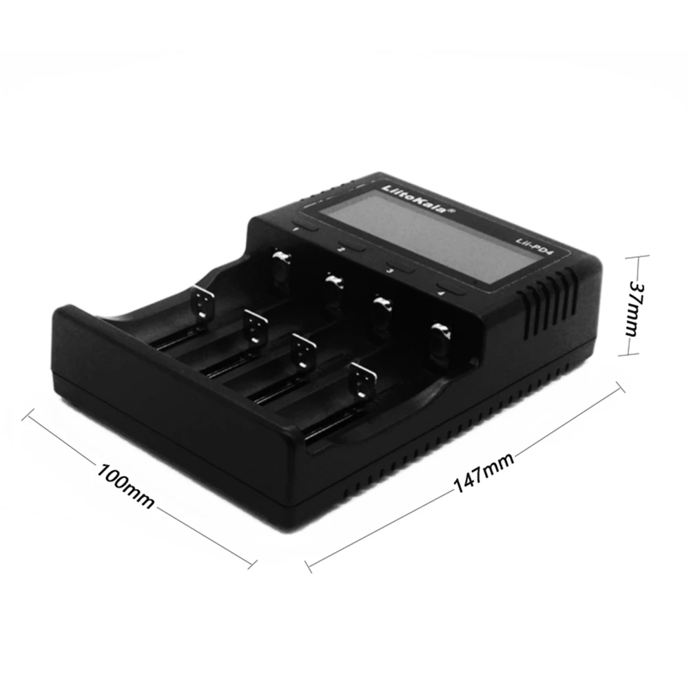 LiitoKala Lii PD4 зарядное устройство ЖК дисплей для 18650 26650 21700 18350 AA AAA 3 7 V/3 2 V/1 5 V литий