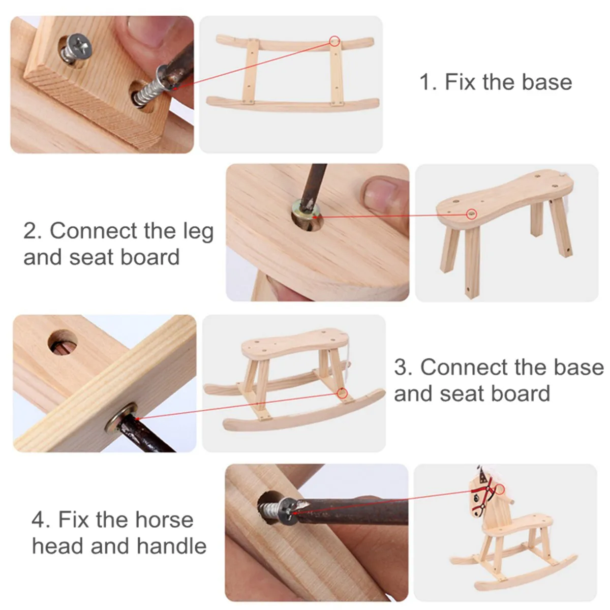3-8 Years Children Mechanical Walking Rocking Horse Natural Wooden Rocking Horse Nursery Toddler Playroom Baby Rocker Kids Toy 3-8 Years Children Mechanical Walking Rocking Horse Natural Wooden Rocking Horse Nursery Toddler Playroom Baby Rocker Kids Toy