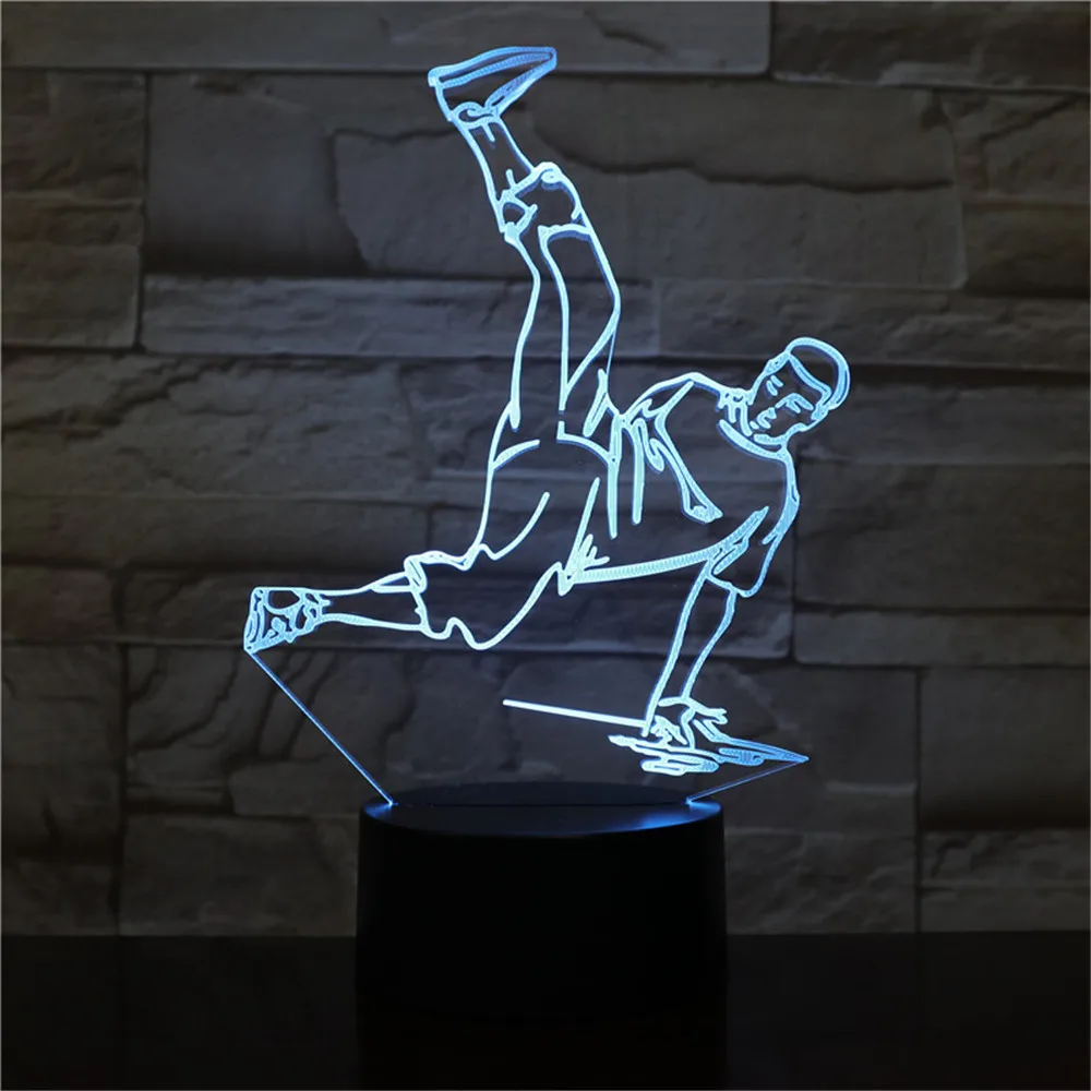 Светодиодный ночник для уличного танца USB 3D 7 цветов|Ночники| |