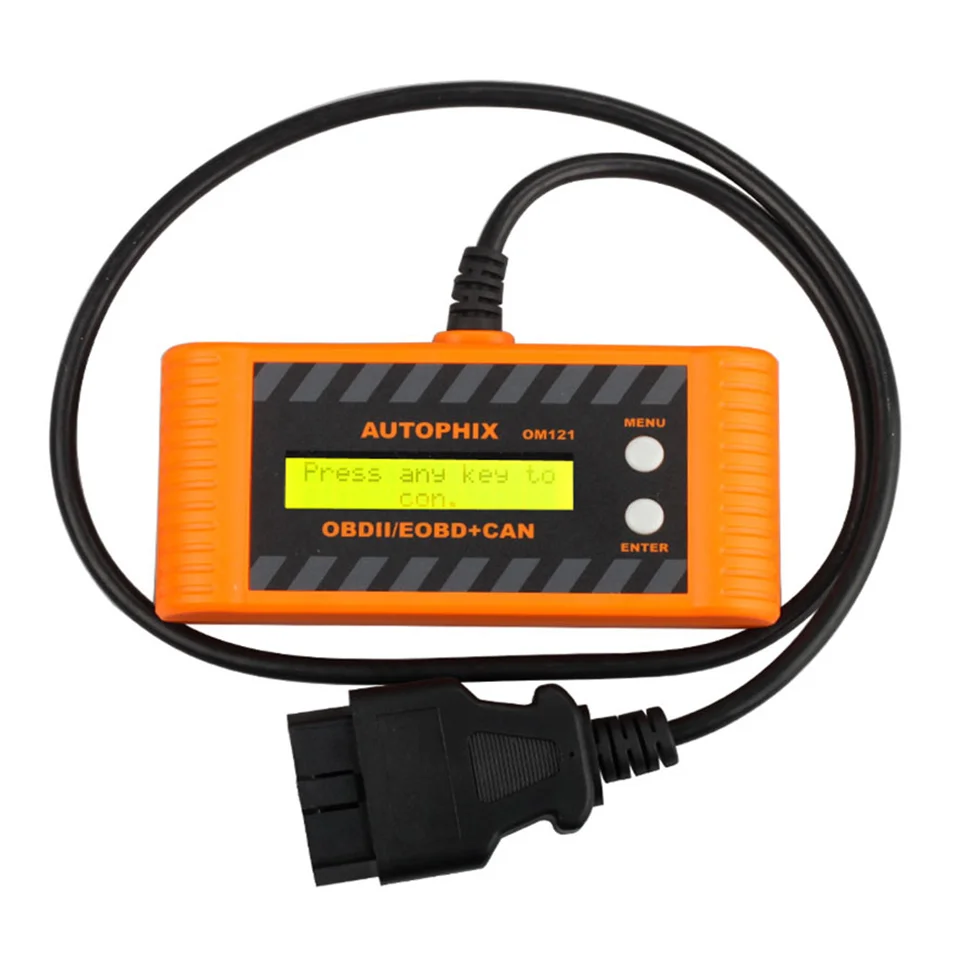 

Original OBDMATE OM121 OBD2 EOBD CAN Engine Auto Code Reader Diagnostic Tool AUTOPHIX OM121 ODB 2 Car Diagnostic Scanner