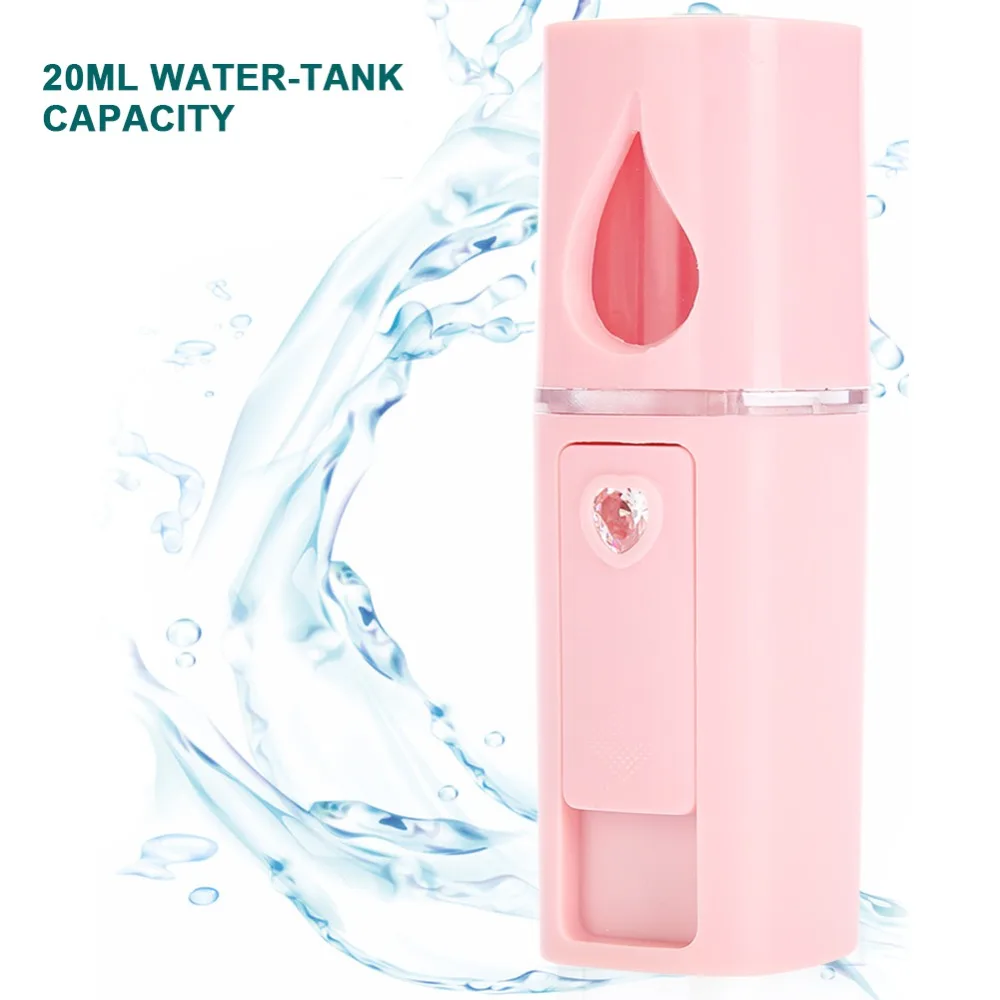 

Mist Sprayer USB Portable Body Nebulizer Steamer Moisturizing Skin Care Mini Face Hydration Atomization Spray