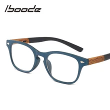 Iboode-Anteojos de lectura en madera para mujeres y hombres, gafas para leer unisex, a la moda, adecuada para presbicia y dioptrías + 1.50 2.5 3.5