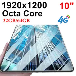 KUHENGAO Новинка! Octa Core 10 дюймов карты планшетный ПК 4G LTE мобильный телефон 4G планшет на андроиде 32/6 4G B 1920*1200 ips 10 10,1