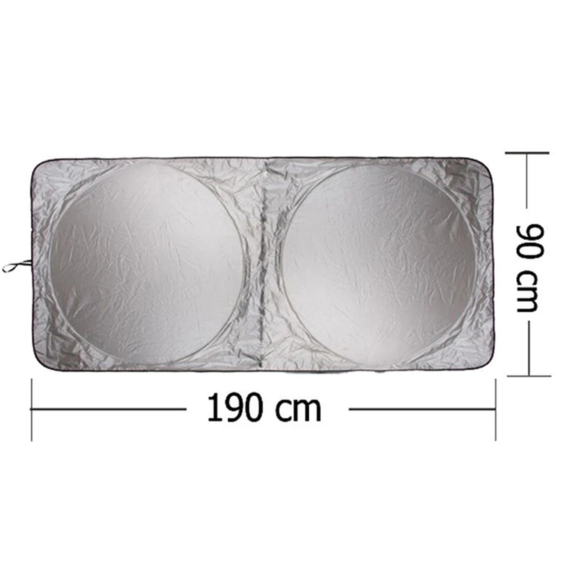 

Folding Extra Large Car Window Sun Shade Truck Van Visor Windshield Cover