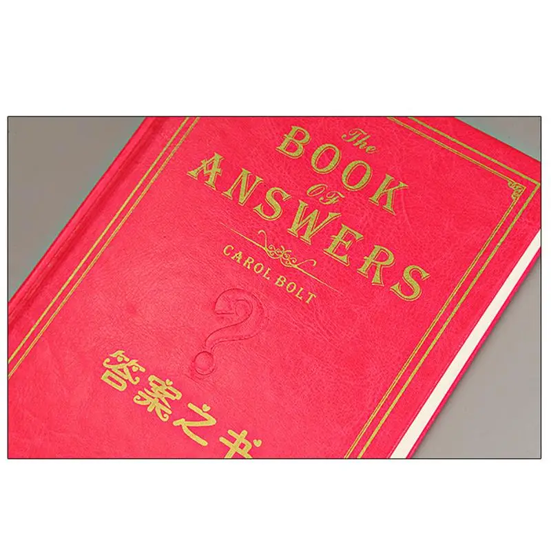

The Book of Answers in English and Chinese Edition Fine Products-Psychic Divination Notes Life Solutions Diary Author Carol Bolt