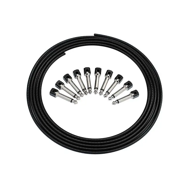 New Guitar Pedal Board Patch Cord Set DIY Effects Solderless Cable Kit Durable Effect Accessories For Stringed Instruments