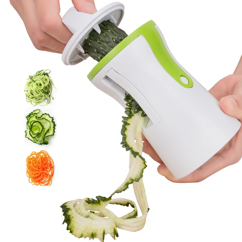 

Multifunctional Spiral Funnel Grater Spiral Vegetable Slicer Spiralizer Carrot Cutter Cucumber Spiralizer Kitchen Tools Gadget