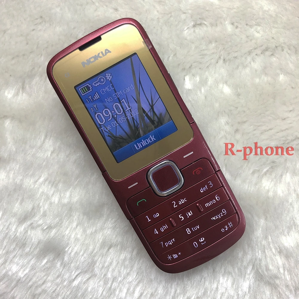 

Original NOKIA C2-00 Dual-Sim Cellphone GSM Unlocked Good Quality Refurbished Mobile Phone
