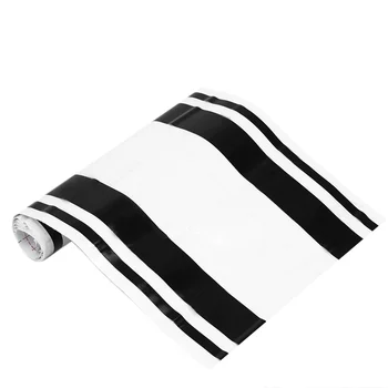 

2pcs of Set Hood Spear Stripe Sticker Decals Part for 15-17 Ford Mustang Durable