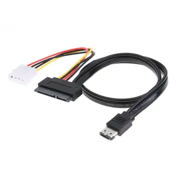 

CYSM CY 50cm eSATAp Power ESATA Combo to SATA 22pin & IDE 4pin 5V 12V for 3.5" 2.5" Hard Disk Data Cable