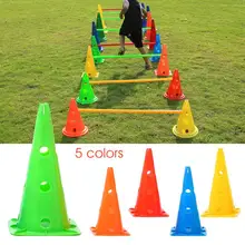 40CM Barrier Bucket Soccer Basketball Training Equipment With Hole Barrier Cup Anti-freezing Anti-cracking Durable Road Pile