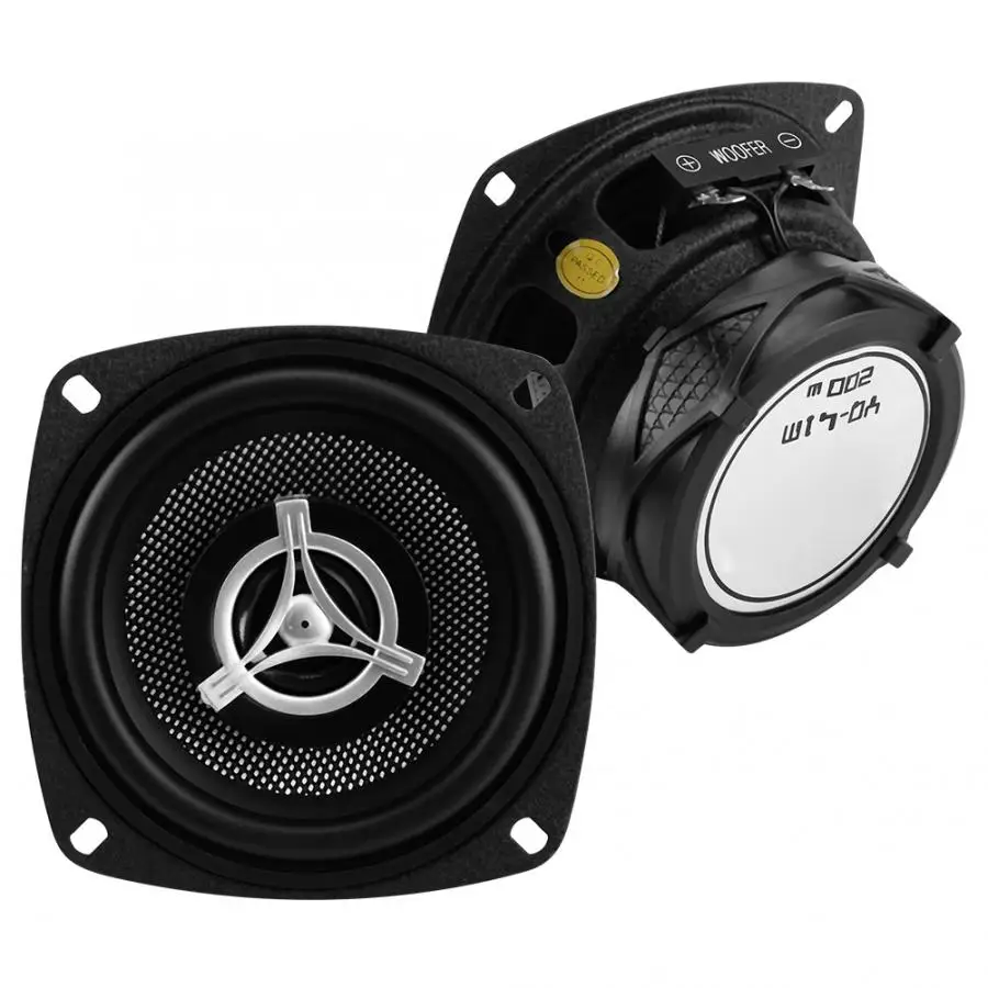 Equipo de sonido 2 шт. 4 дюймовые автомобильные аудио коаксиальные колонки музыкальные