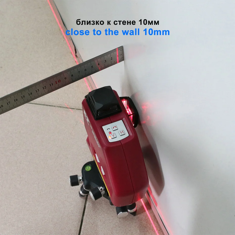 Kaitian 3D Laser Level 12 Lines Outdoor Construction Tools Receiver Bracket Level 360 Degree Horizontal Vertical Leveling Lasers