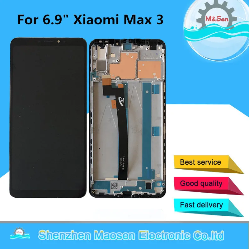 Рамка 6 9 &quotM &amp Sen для Xiaomi Max 3 MI Max3 жк экран дисплей сенсорная панель дигитайзер Mi