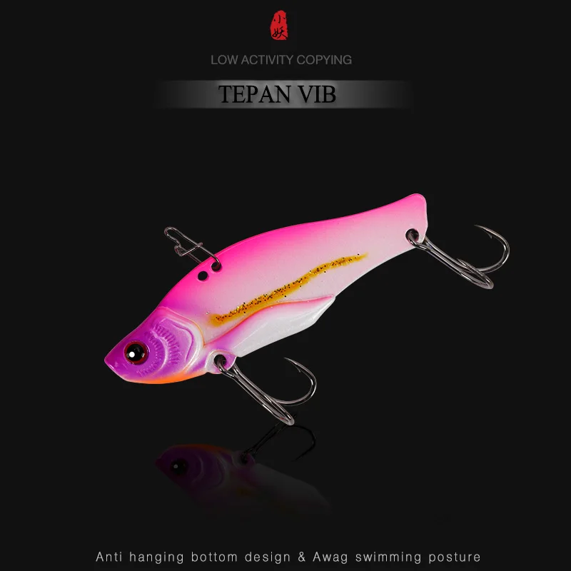 TSURINOYA приманка рыбалки TEPAN VIB GOBLIN 7 г 11 14 17 двойные крючки полная плавательная