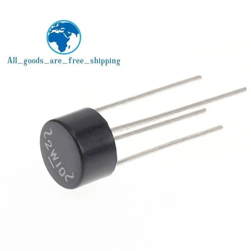 

10PCS 2w10 2A 1000V diode bridge rectifier 2w10