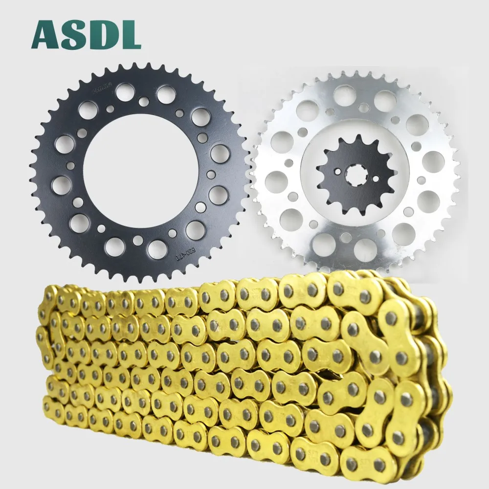 

520 13T 47T Motorcycle Drive Chain and Front Rear Sprocket Set For HONDA CRF150 F CRF 150 2006 2007 2008 2009 2010 2011 - 2018