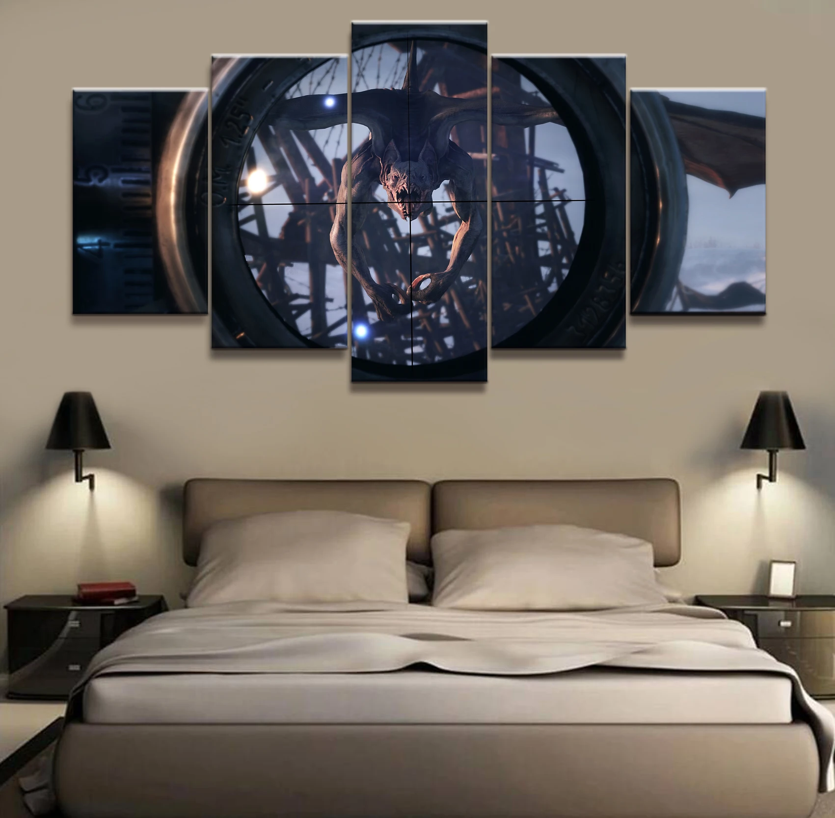 

Wall Art Game Poster 5 Pieces Metro Exodus Poster Printed Canvas Painting Pictures Modern Painting On Canvas Decoration Frame