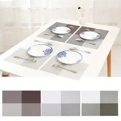 ПВХ обеденный стол коврики диск колодки коврик под посуду водостойкие скатерти