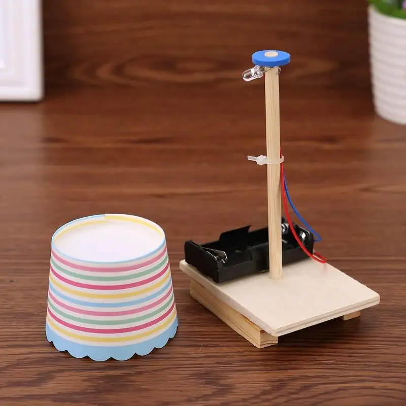 LED блок фар игрушки DIY бумажный стаканчик лампа игрушка без переключателя пластик