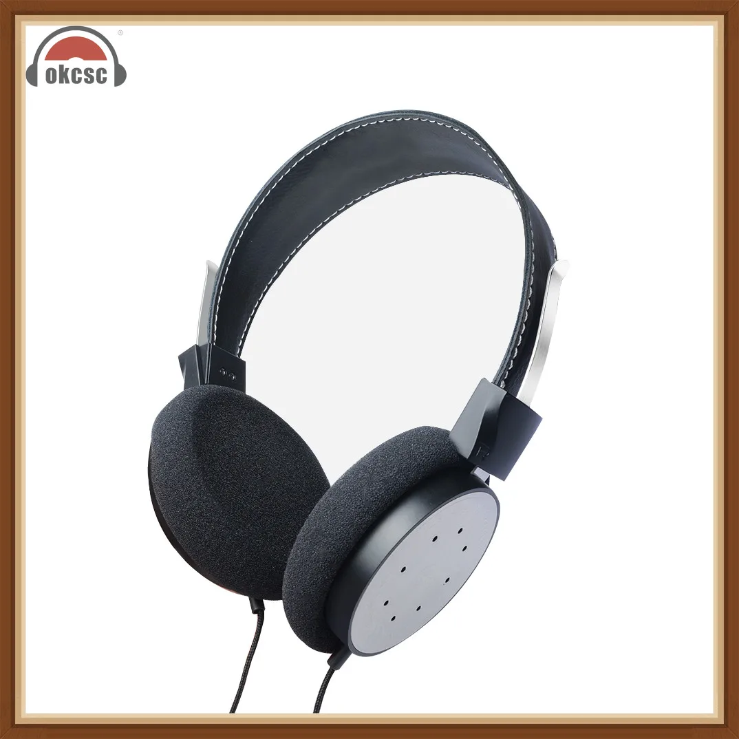

OKCSC M6 Over-ear Open Voice Wood Headphone Sport Active Noise Canceling Supper Bass Wired Collapsible Headset 3.5mm Gold Plated