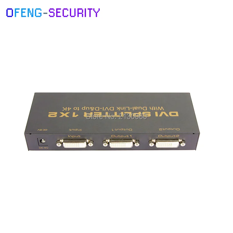 Разветвитель DVI 1x2 с двойной звеньем фотосессия 4K 2K 1 вход 2 выход Поддержка