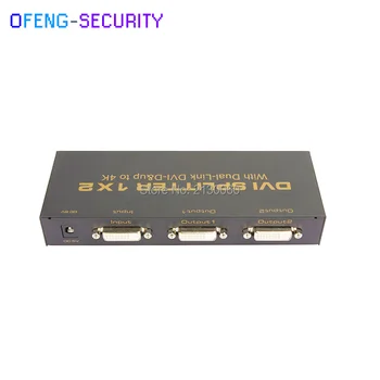 

DVI SPLITTER 1x2 with Dual link DVI-D 4K 2K 1 input 2 output support 1920x1080 Resolution