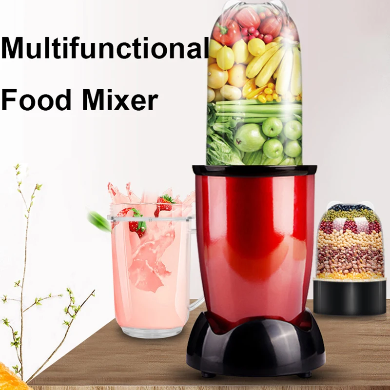 

US plug MINI Portable Electric juicer Blender Baby Food Milkshake Mixer Meat Grinder Multifunction Fruit Juice Maker Machine