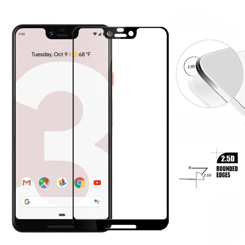 Защитное стекло для Google pixel 2 3 xl закаленное Защита экрана pixel2 pixel3 2xl 3xl защитная