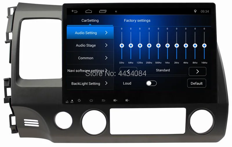 Автомобильный аудио экран Ouchuangbo gps nav для Civic 2006 поддержка USB SWC bluetooth android 8 1 4