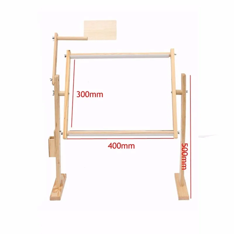 

Adjustment Solid Wooden Frames Tabletop Crossstitch Embroidery Floor Stand for Needlework Sewing Handmade Tool