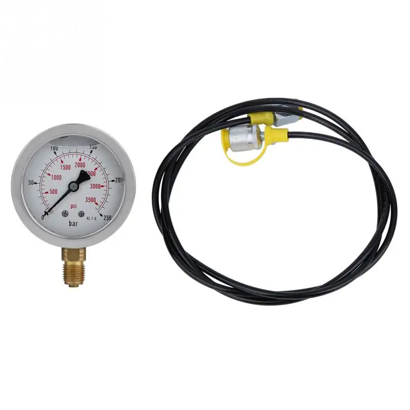 1 Набор гидравлических шлангов Тесты точка муфта M16 * 2 BSP1/4 + 0 ~ 250BAR/3600PSI датчик 5 м