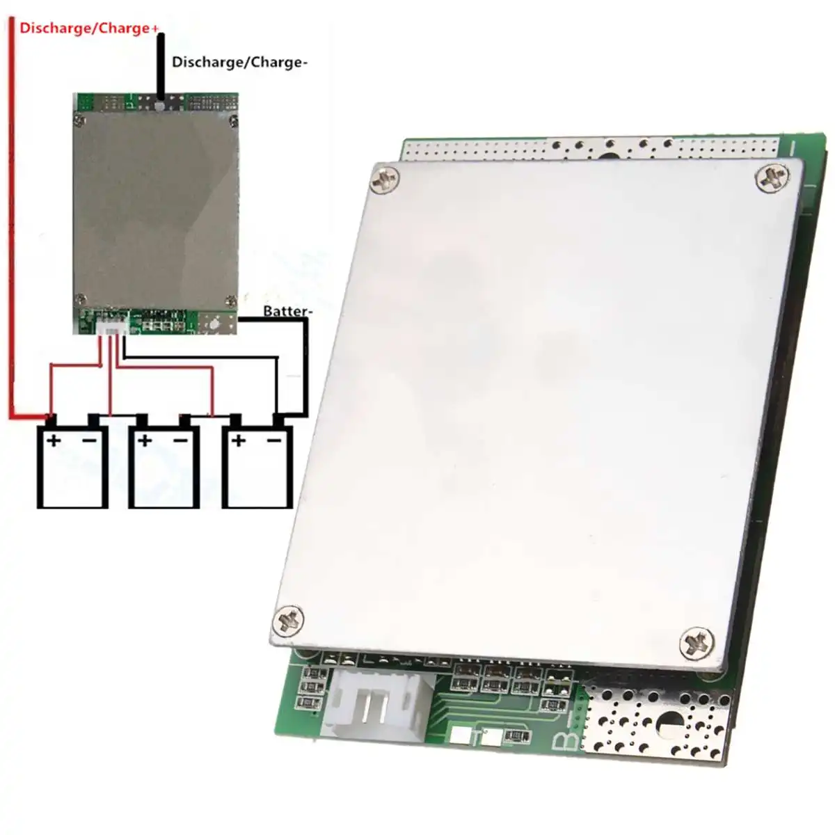 

3S 12.6V 50A BMS Protection PCB Board Lithium Li-ion 18650 Battery with Balance