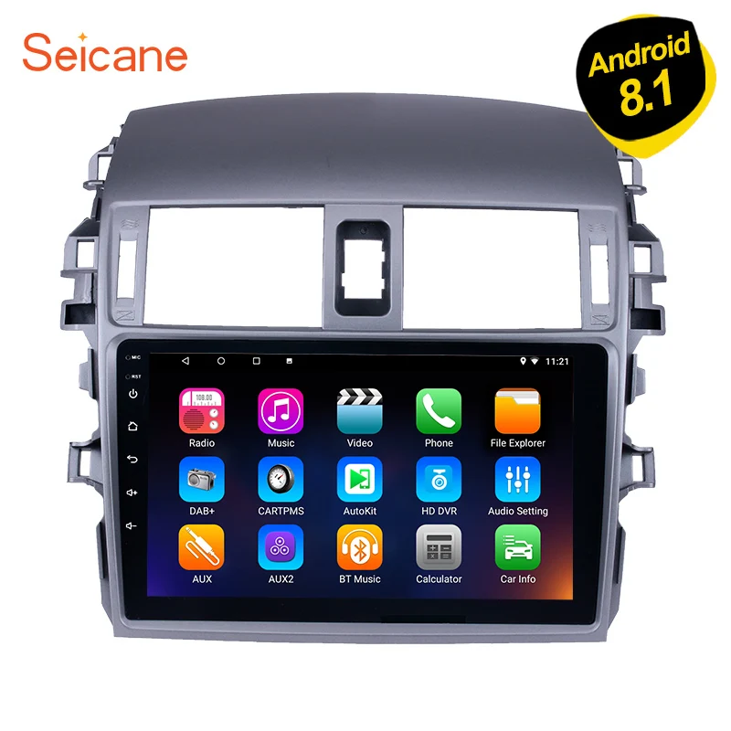 

Seicane Android 7.1/8.1 9" 2Din Car GPS Stereo Radio Quad Core Multimedia Player For Toyota OLD Corolla 2007 2008 2009 2010