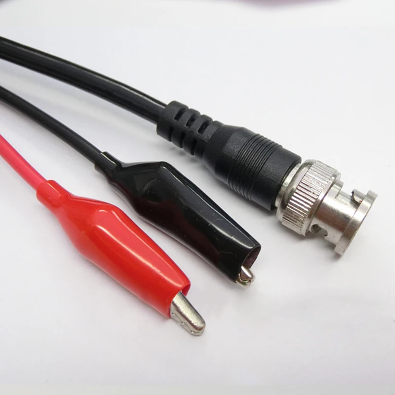 1Set Multifunction Combination Test Cable Wire BNC Male Plug to Dual Alligator Clip Oscilloscope Probe Lead 1M | Обустройство дома